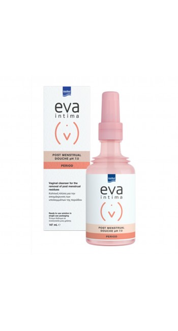 Eva Intermed Douche Post-Μenstrual Κολπική Πλύση με Χλωριούχο Νάτριο, 147ml