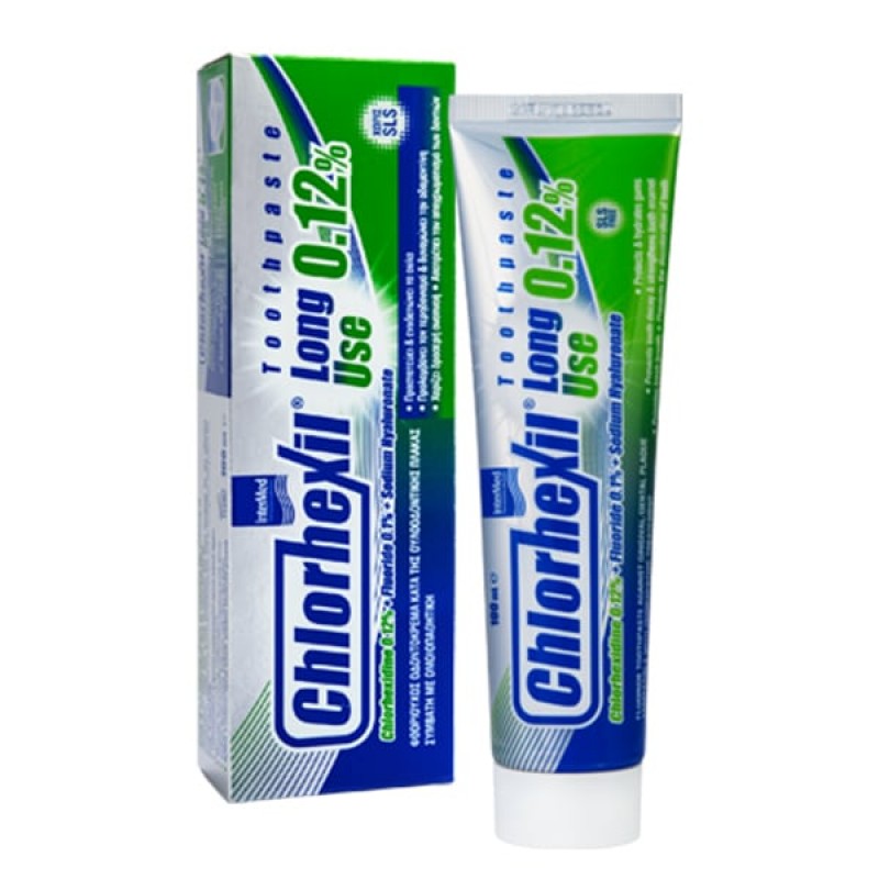 Intermed Chlorhexil Long Use Toothpaste 0.12% Πολλαπλή Προστασία της Στοματικής Κοιλότητας, 100ml Intermed Chlorhexil Long Use Toothpaste 0.12% Πολλαπλή Προστασία της Στοματικής Κοιλότητας, 100ml