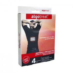 AlgoTreat Θεραπευτικό Θερμικό Έμπλαστρο για Πόνους Μυών & Αρθρώσεων (4 τεμάχια)