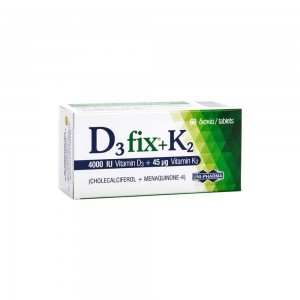 Unipharma D3 fix 4000 IU + Κ2 45 mcg, 60tabs