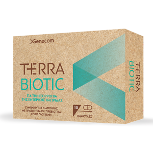 Genecom Terra Biotic Συμπλήρωμα Διατροφής με Προβιοτικά & Πρεβιοτικά, 10caps