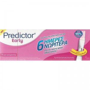 Predictor Early 6 Days Τεστ Εγκυμοσύνης, 1τμχ