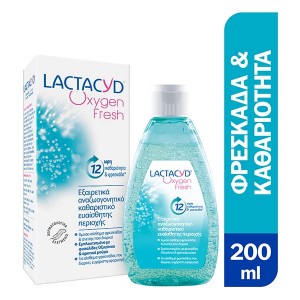 Lactacyd Oxygen Fresh Εξαιρετικά Αναζωογονητικό Καθαριστικό της Ευαίσθητης Περιοχής, 200ml