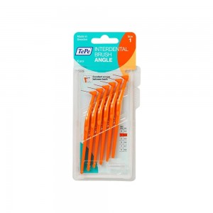 TePe International Brush Angle, Μεσοδόντια Βουρτσάκια Πορτοκαλί Μέγεθος 1 0.45mm, 6τμχ 