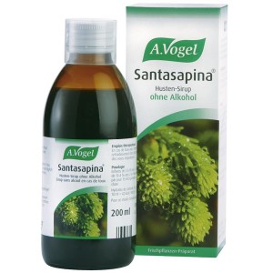 A.Vogel Santasapina Φυτικό Σιρόπι Άγριου Ελάτου για τον Ερεθισμένο Λαιμό, το Βήχα & την Ρινική Συμφόρηση - Ενήλικες & Παιδιά, 200ml