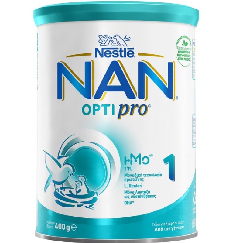 Nestle Nan Optipro 1 Γάλα Πρώτης Βρεφικής Ηλικίας 400gr Nestle Nan Optipro 1 Γάλα Πρώτης Βρεφικής Ηλικίας 400gr