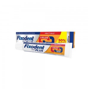 Fixodent Pro Plus To Πιο Δυνατό Κράτημα Στερεωτική Κρέμα για Τεχνητή Οδοντοστοιχία, 60gr