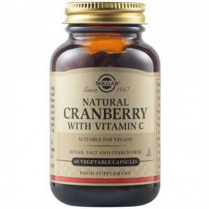 Solgar  Cranberry with Vitamin C  (60 φυτικές κάψουλες)