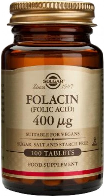 Solgar Folic Acid 400mcg (100 δισκία)