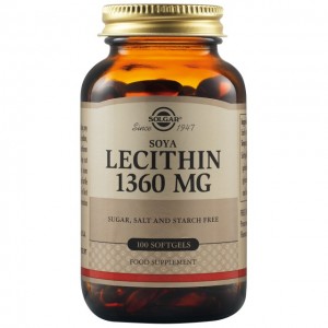 Solgar Lecithin 1360mg (100 μαλακές κάψουλες)
