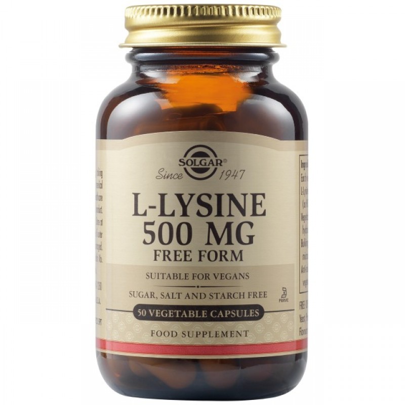 Solgar L-Lysine 500mg (50 δισκία)