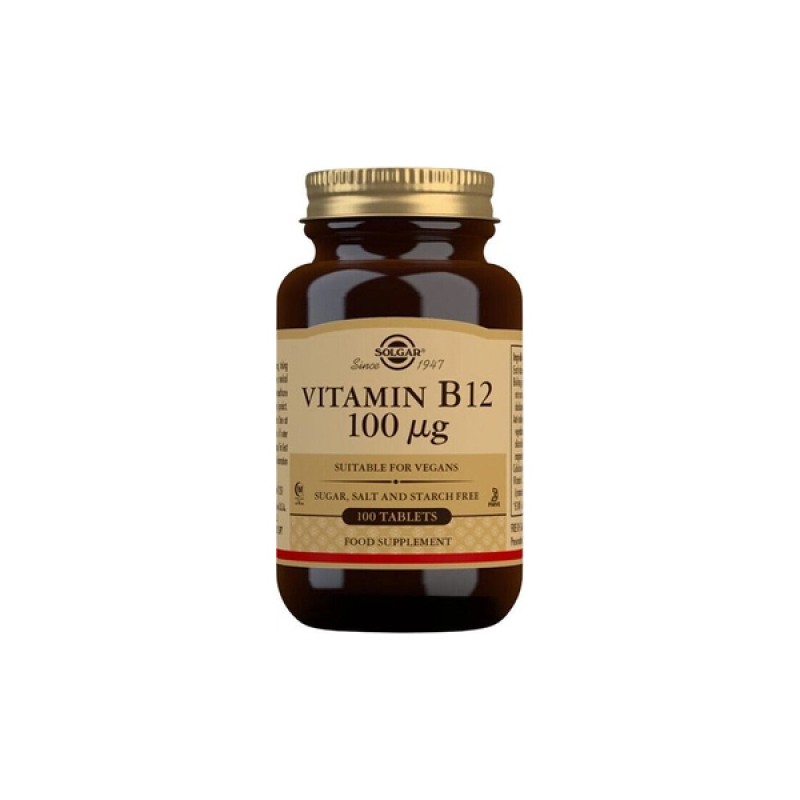 Solgar Vitamin B12 100mcg (100 δισκία)