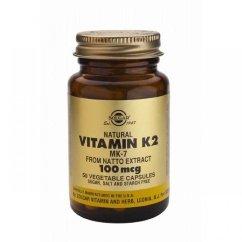 Solgar Vitamin K2 100mcg (50 φυτικές κάψουλες)