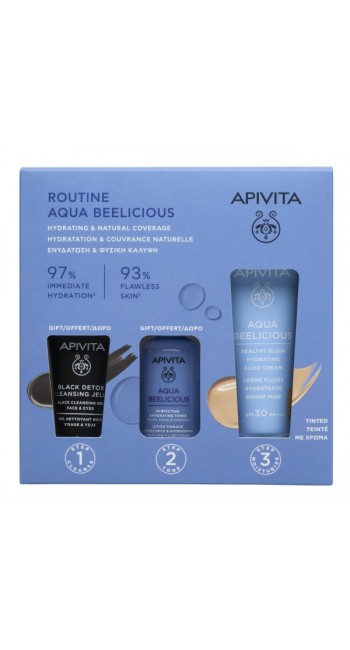 Apivita Promo Aqua Beelicious — Σετ Ενυδάτωσης, Προστασίας & Καθαρισμού
