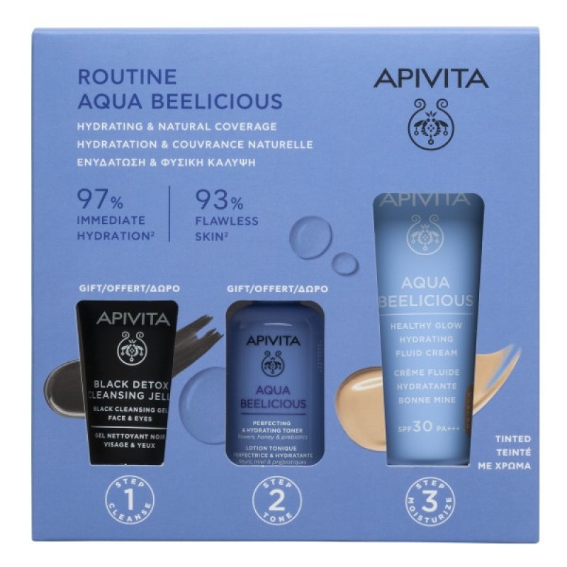 Apivita Promo Aqua Beelicious — Σετ Ενυδάτωσης, Προστασίας & Καθαρισμού