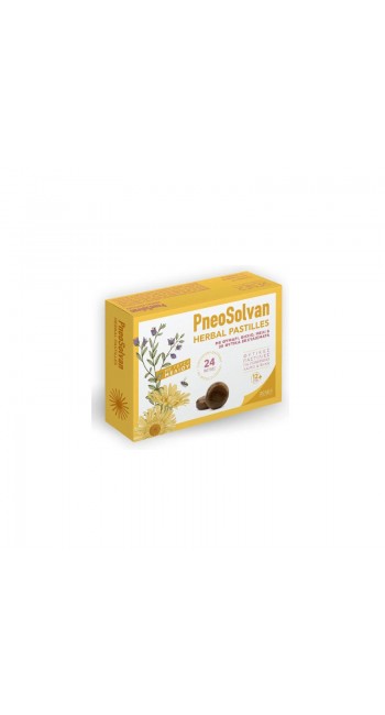 Rener PneoSolvan Herbal Φυτικές Καραμέλες με Γεύση Μελιού (24 παστίλιες)