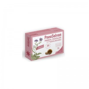 Rener Pneosolvan Herbal Φυτικές Καραμέλες με Μέλι, Φασκόμηλο & Μέντα (24 παστίλιες)