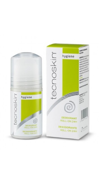 Tecnoskin Hygiene 24h Deodorant Roll-On — 0% Aluminium & Alcohol (50ml)