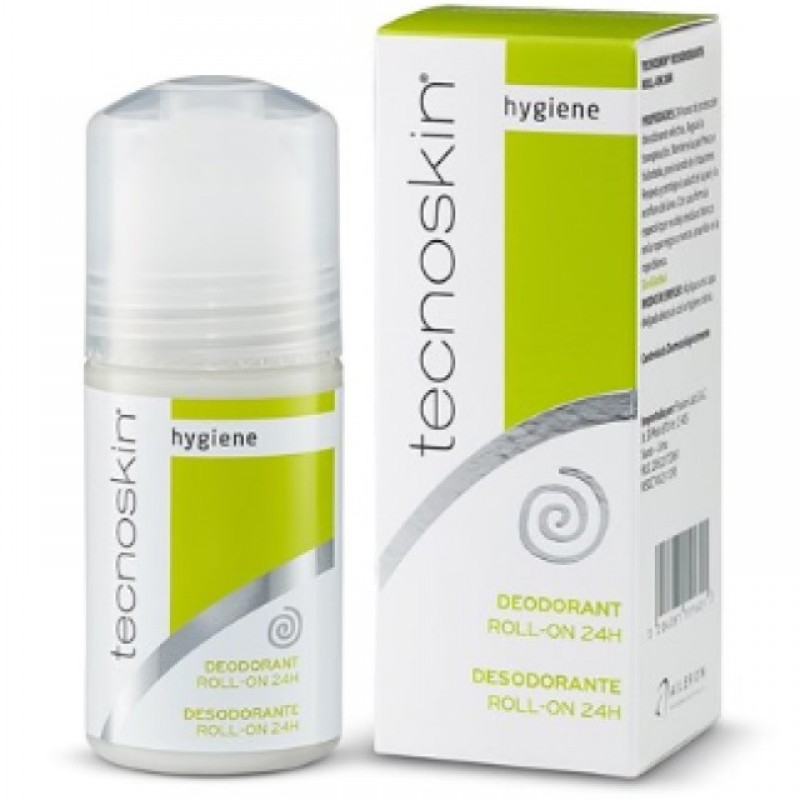 Tecnoskin Hygiene 24h Deodorant Roll-On — 0% Aluminium & Alcohol (50ml)