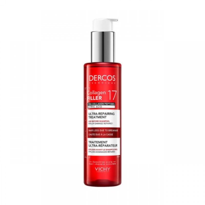 Vichy Dercos Collagen 17 Ultra-Repairing Shampoo (150ml)