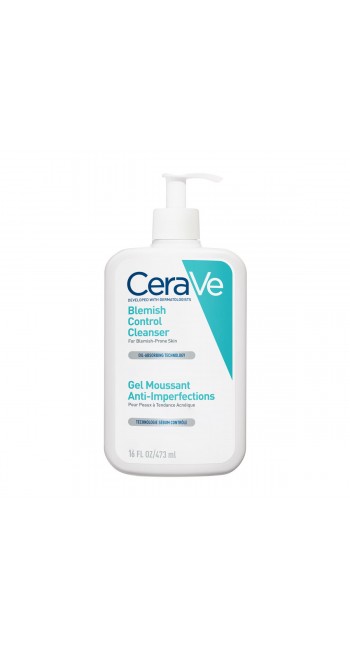 CeraVe Blemish Control Cleanser Τζελ Καθαρισμού κατά των Ατελειών (473ml)