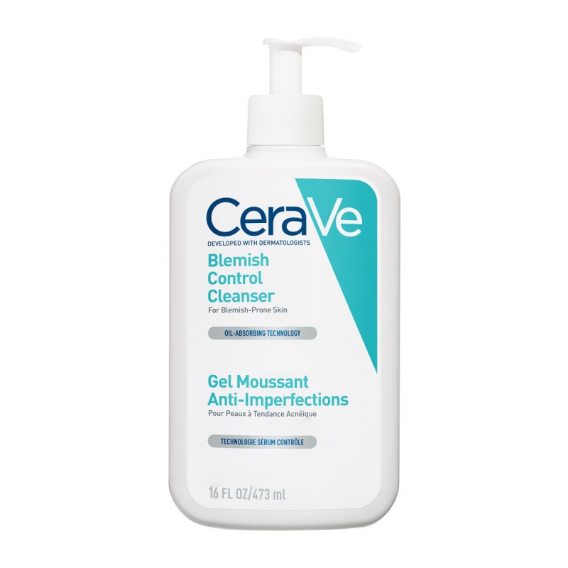 CeraVe Blemish Control Cleanser Τζελ Καθαρισμού κατά των Ατελειών (473ml)