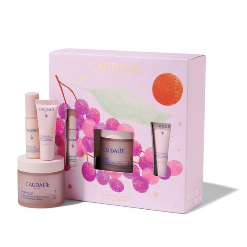 Caudalie Xmas Promo Resveratrol-Lift Firming Serum 30ml + Firming Night Cream 15ml + Firming Eye Gel-Cream 5ml