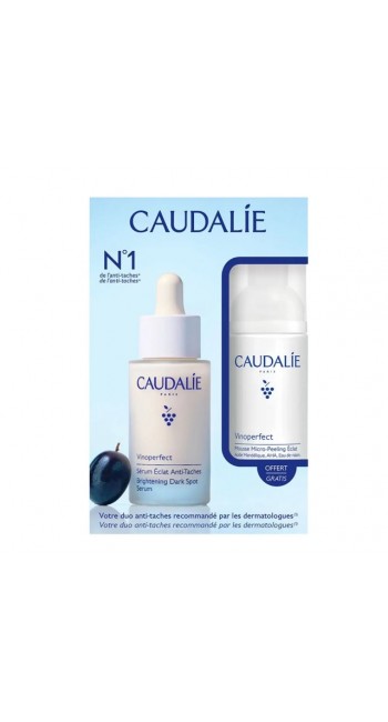 Caudalie Promo Set Vinoperfect Radiance Serum (30ml) & Brightening Micropeel Foam (50ml)