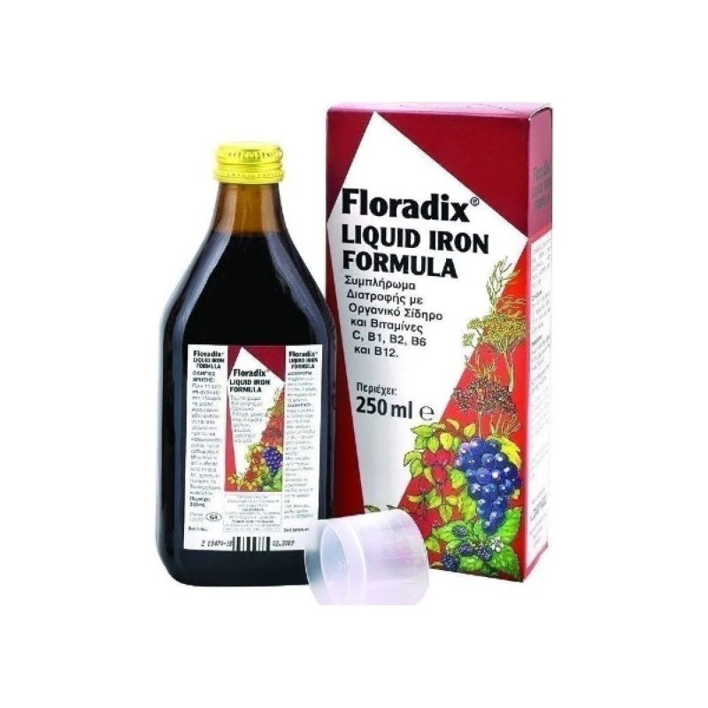 Power Health Floradix Γυναικείο Τονωτικό με Ειδικά Εκχυλίσματα Φρούτων, Σίδηρο & Βιταμίνες, 250ml Power Health Floradix Γυναικείο Τονωτικό με Ειδικά Εκχυλίσματα Φρούτων, Σίδηρο & Βιταμίνες, 250ml