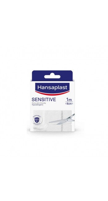 Hansaplast Sensitive Επιθέματα 1m x 8cm