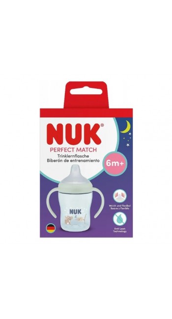 NUK Perfect Match Night Εκπαιδευτικό Κύπελλο Blue Koala 6m+ (150ml)