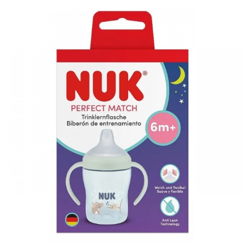 NUK Perfect Match Night Εκπαιδευτικό Κύπελλο Blue Koala 6m+ (150ml)