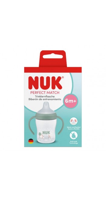 NUK Perfect Match Εκπαιδευτικό Κύπελλο Green Sheep 6m+ (150ml)
