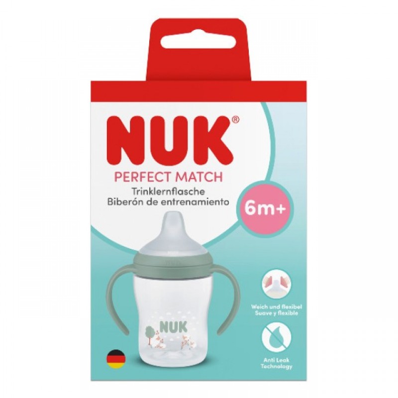 NUK Perfect Match Εκπαιδευτικό Κύπελλο Green Sheep 6m+ (150ml)