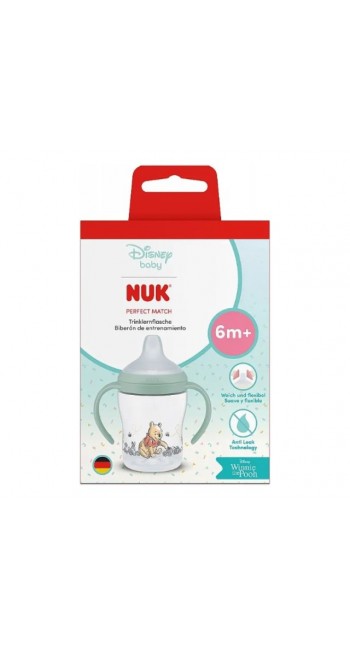 NUK Perfect Match Disney Εκπαιδευτικό Κύπελλο Winnie the Pooh 6m+ (150ml)