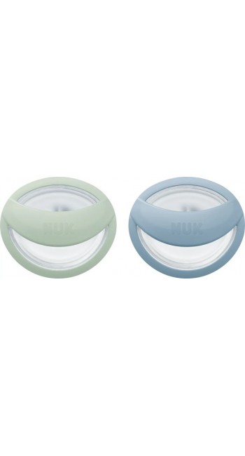 NUK Perfect Match Πιπίλες Σιλικόνης Green - Blue 0-6m (2 τμχ - 10.175.338)