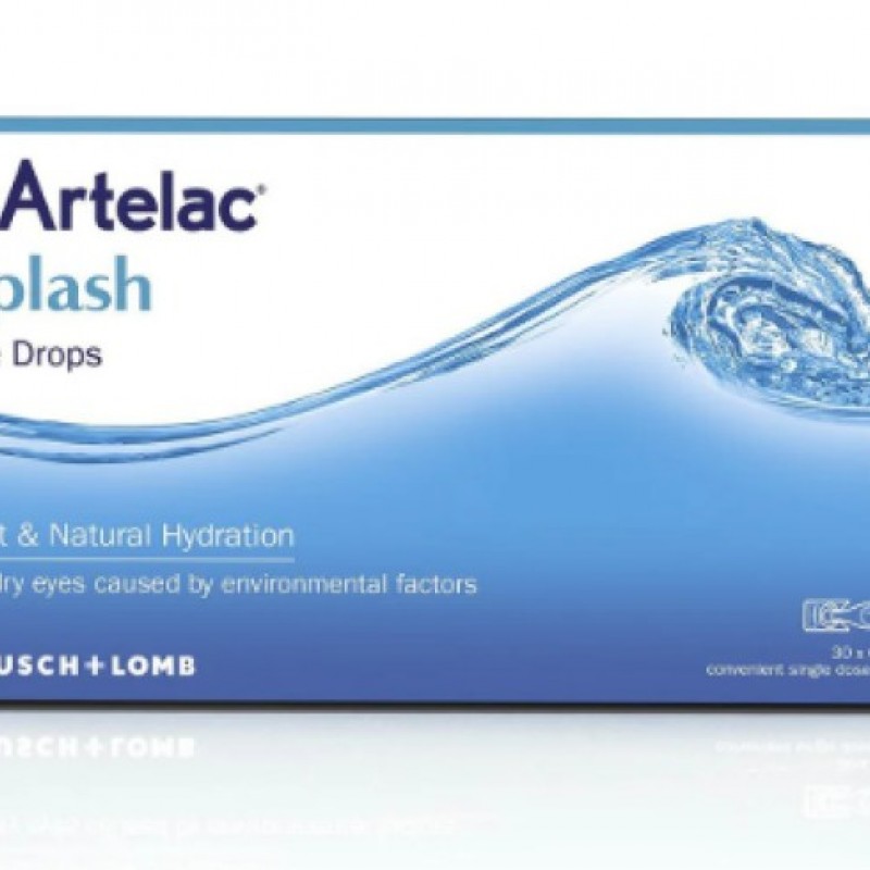 Bausch & Lomb Artelac Splash Οφθαλμικές Σταγόνες σε Αμπούλες (30x0.5ml)