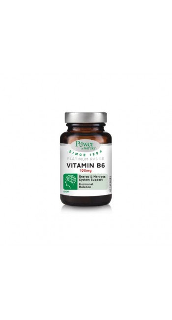 Power Health Platinum Range Vitamin B6 100mg (60 Κάψουλες)