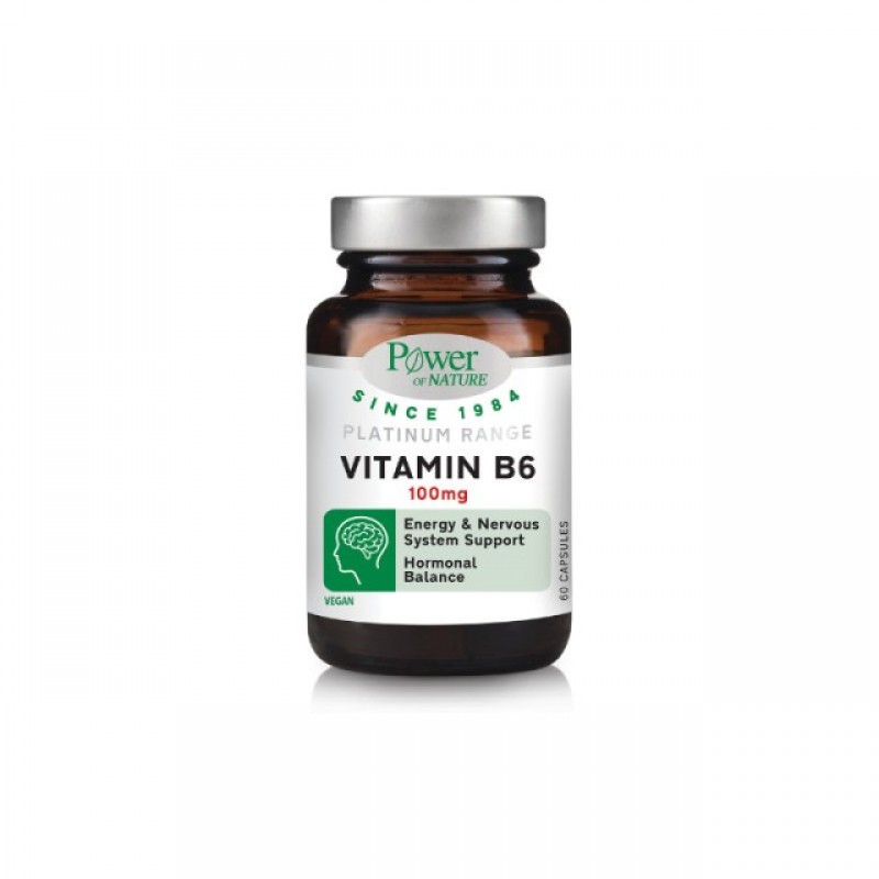 Power Health Platinum Range Vitamin B6 100mg (60 Κάψουλες)