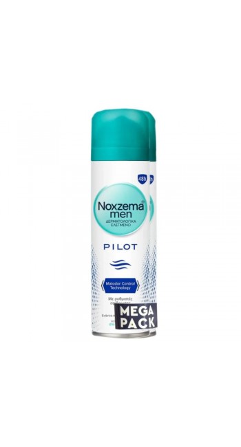 Noxzema Men Pilot Antiperspirant Spray — Πακέτο Προσφοράς 300ml (2x150ml)