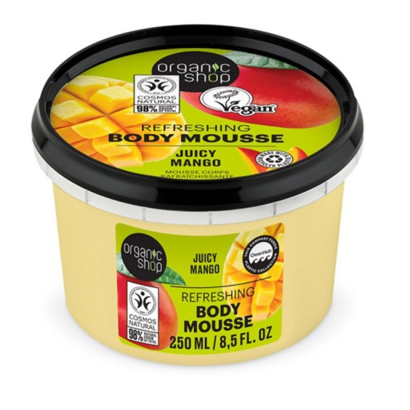 Natura Sibercia Αναζωογονητική Body Mousse Juicy Mango, 250ml