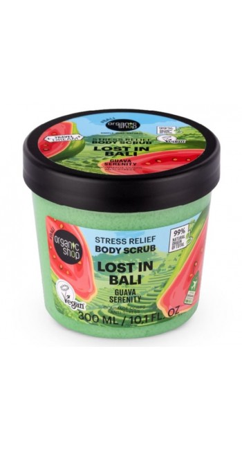 Organic Shop Lost in Bali Stress Relief Body Scrub (300ml)