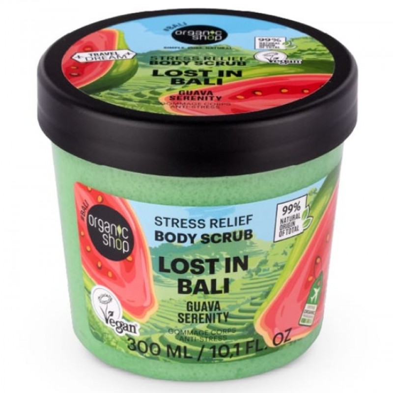 Organic Shop Lost in Bali Stress Relief Body Scrub (300ml)