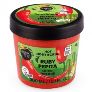 Organic Shop Travel Dream Ruby Pepita Hot Body Scrub Cayenne Por Favor (300ml)