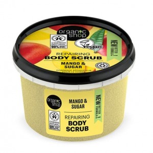 Natura Siberica Organic Shop Repairing Body Scrub Mango & Sugar – Επανορθωτικό Απολεπιστικό Σώματος (250ml)