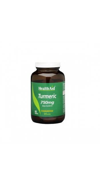 HealthAid Turmeric 750mg, 60 tabs