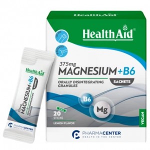 HealthAid Magnesium 375mg + Vitamin B6 (20 διαλυτά φακελάκια)
