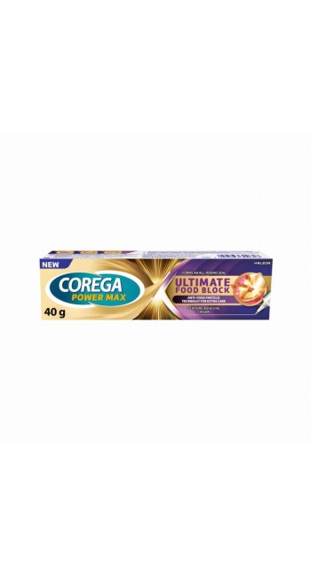 Corega Food Block Στερεωτική Κρέμα Οδοντοστοιχίας (40g)