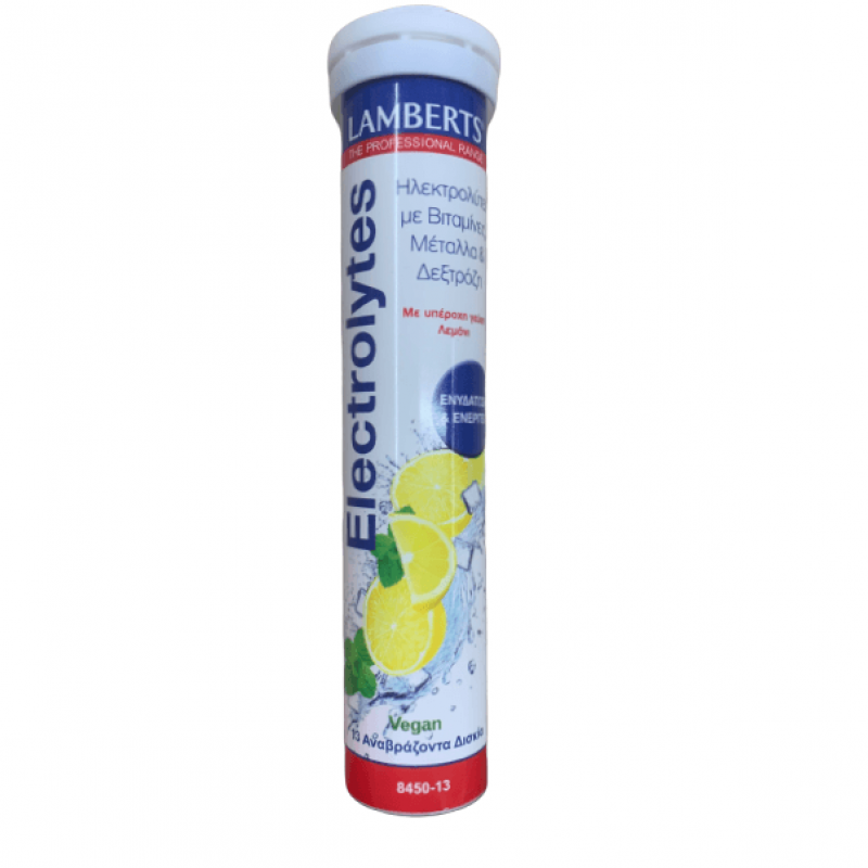 Lamberts Electrolytes Lemon Flavor (13 αναβράζοντα δισκία)