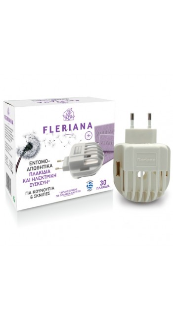 Power Health Fleriana Ηλεκτρική Συσκευή & 30 Εντομοαπωθητικά Πλακίδια